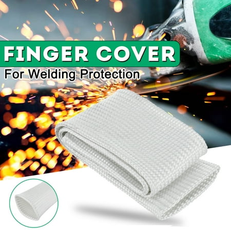 Electric Welding Finger Protective Cover Tig Weld Monger Guard Safety Gloves Heat Shield Special Protection Anti-scalding High Temperature Safety Finger