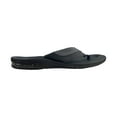 thumbnail image 6 of Hurley Men's Bubble Cushion Heel Surf Comfort Easy Slip-On Flip Flops (Black, 11), 6 of 6