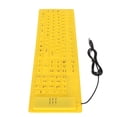 thumbnail image 3 of Teclado Flexible Teclado Plegable para Computadora Teclado de Silicona Plegable 108 Teclas Silicona Plegable con Cable USB Resistente Al Agua Escritura Silenciosa Teclado, 3 of 8