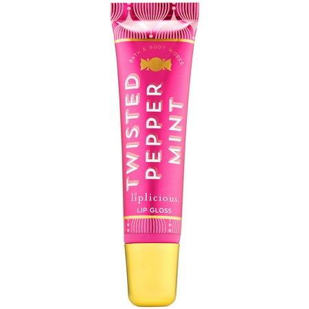 - Bath and Body Works TWISTED PEPPERMINT Liplicious Lip Gloss 0.47 Fluid Ounce (2018 Edition)