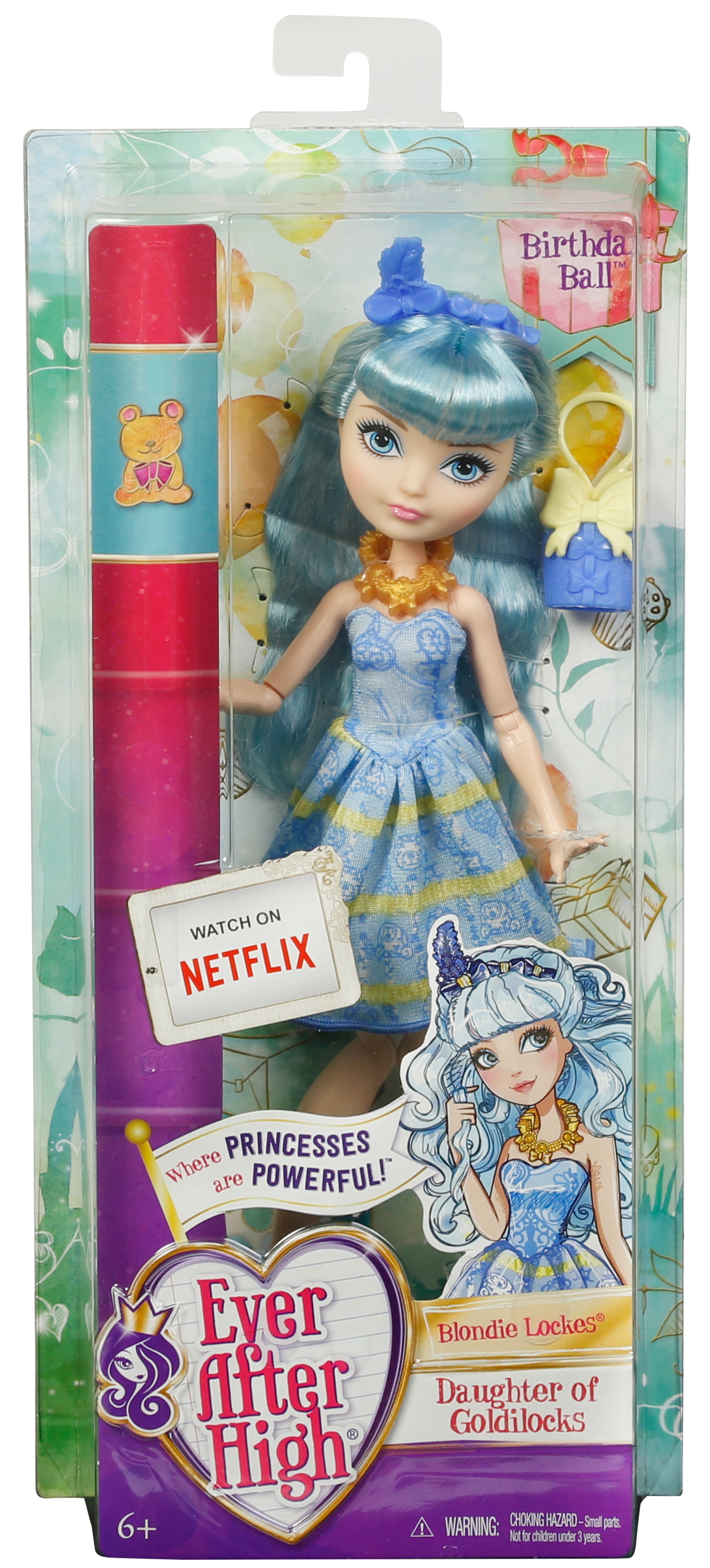 EVER AFTER HIGH BIRTHDAY BALL BLONDIE LOCKES DOLL REPLACEMENT BLUE HEADBAND