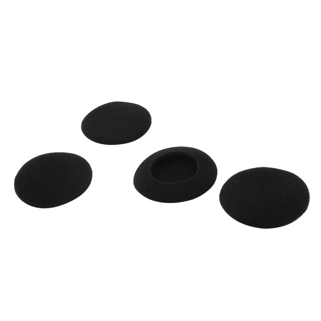 30PCS Black Soft Foam Sponge Ear Pad Earbud Cap For Headphone Earphone Cover WD