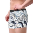 thumbnail image 2 of Fotbe Sea Animal Calzoncillos Tipo Boxer con Bolsa de Soporte Total para Hombre, X-Temp Fresco, Transpirable y de Secado Rápido-Medium, 2 of 5