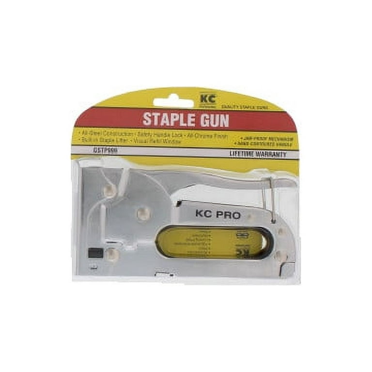 KC Professional GSTP999 Standard Staple Gun with Staples KC Professional GSTP999 Standard Staple Gun with Staples
