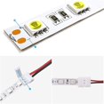 thumbnail image 5 of 24 piezas de conector de tira de luz LED de 2 pines de 8 mm para tira de LED de un solo color sin soldadura SMD 3528 2835 flexible de 8 mm, 5 of 5