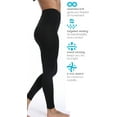 thumbnail image 3 of FITVALEN Women Anti-Cellulite Seamless High Waisted Compression Slim Leggings Tummy Control Shapewear Pants 2-PACK, 3 of 6