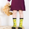 thumbnail image 5 of Honeii Bright Lemons Print Children's Colorful Socks,Unisex Kids and Toddlers' Cushioned Sock,Kids Athletic Crew Socks,for Everyday Wear and Sports, 5 of 5