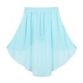 thumbnail image 4 of MSemis Kids Girls Skirt Chiffon Pleated Ballet Lyrical Modern Dance Dress, 4 of 4