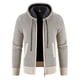 thumbnail image 2 of Chaquetas para hombres Abrigos Abrigos Moda Otoño e invierno Cuello alto Suéter Chaqueta de lana informal Odeerbi  ODB-5, 2 of 5