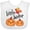 AA-White, variant on Inktastic Little Sister Pumpkins with Fall Leaves Girls Baby Bib