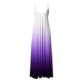 thumbnail image 3 of WILLBEST Vestidos de Algodon Vestidos Largos para Mujer Verano sin Mangas Boho Casual Cuello En V Vestidos Largos Vestido de Playa para Vacaciones XXXXGrande, 3 of 3