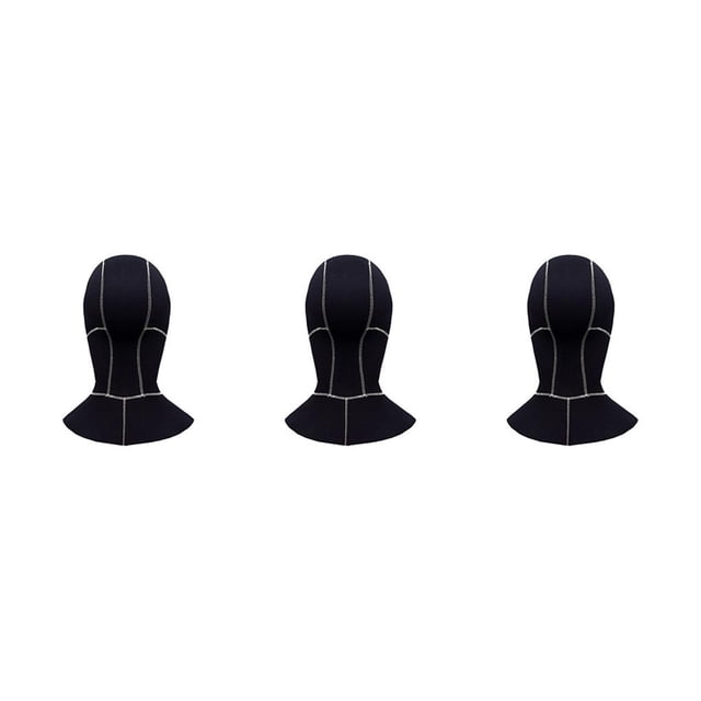 Soidarity Keep Diving DH-321 3mm Neopreno Dive Cap Hood Hombres Mujeres Head Cover Natación Sombrero Deportes acuáticos Accesorios Silver Line M Type1 NO1 Soidarity CBP188364