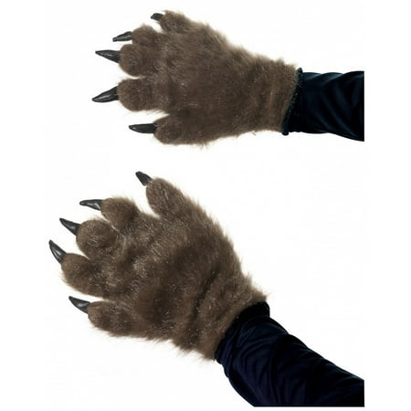 Hairy Monster Hands Adult Costume Accessory