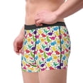 thumbnail image 3 of Bingfone Colorful Dinosaurs Men's Underwear - Casual Stretch Boxer Briefs-Medium, 3 of 7