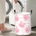 thumbnail image 4 of Goofa Cartoon Pig Printed Circular Hamper,Laundry Basket with Handles,Storage Baskets Foldable,Large Capacity Laundry Hamper-Small, 4 of 8