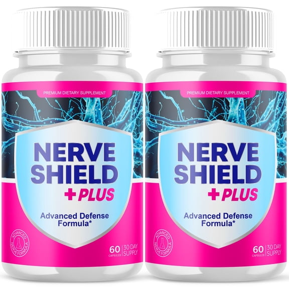Nerve Shield Advanced Nerve Health Support Pills Natural Vitamin Supplement NerveShield 120 Capsules