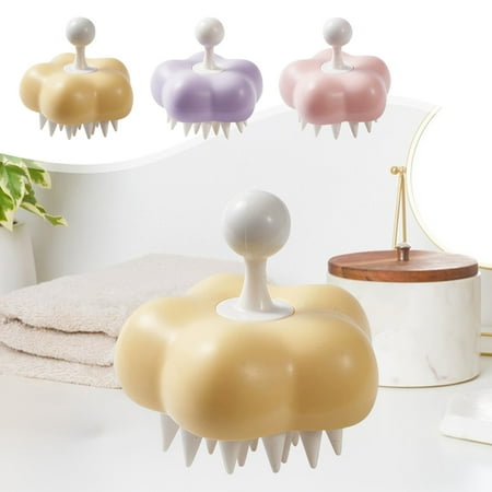 Uscallm 3Pcs Shampoo Brush Scalp Massager Hair Washing Comb for Head Massage Plastic Shampoo Massage Comb for Scalp Care Hair Wash Brush for Shower Bath Hair Care Tool for Men Women
