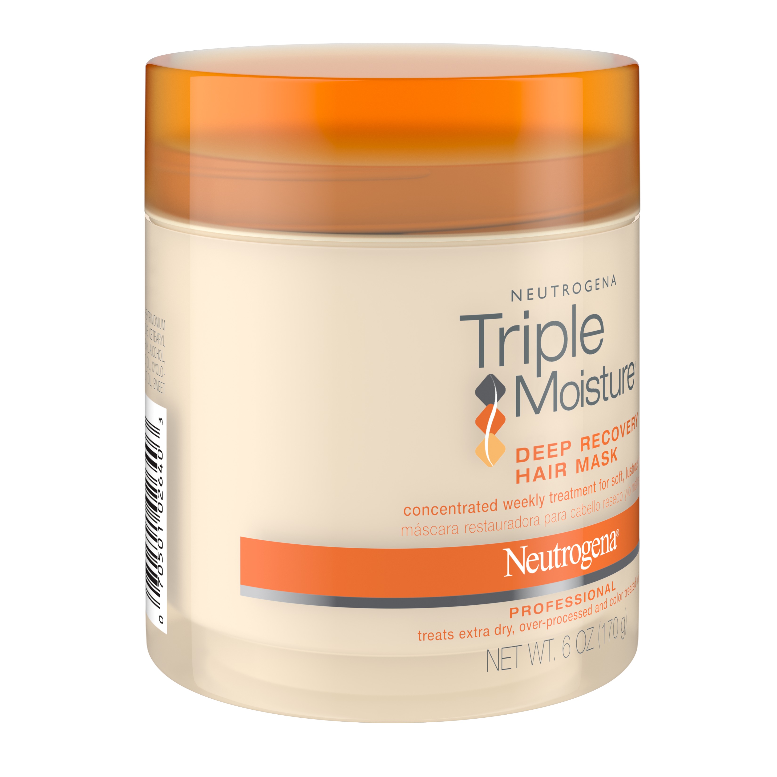 Neutrogena Triple Moisture Deep Recovery Hair Mask Moisturizer, 6 oz - image 4 of 10