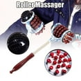 thumbnail image 1 of Body Hammer Manual Roller Massager Wood Handle Relax Massage Tool for Neck Arm Shoulder Back Leg, 1 of 10