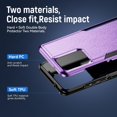 thumbnail image 4 of for Motorola Edge 2024 Case, with HD Screen Protector [Military Grade Drop Tested] Heavy-Duty Tough Rugged Shockproof Protective Case for Moto Edge 2024, Purple, 4 of 8