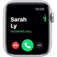 thumbnail image 3 of Apple Watch Series 4 (GPS + Cellular, 44mm) - Silver Aluminium Case with White Sport Band (Reacondicionado), 3 of 5