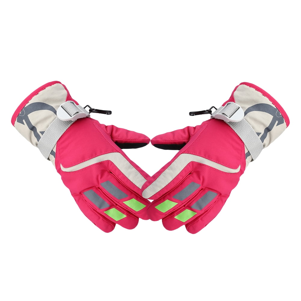 Ski Gloves Children Winter Snow Ski Gloves Waterproof Warm Mittens