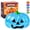 Blue, variant on Halloween Pumpkin Squishy, 2.36" Soft Cute Halloween Pumpkin Design Slow Rising Glitter Dumpling Squishies Spooky Squeeze Stress Relief Sensory Balls Fidget for Adult Anxiety Relaxation