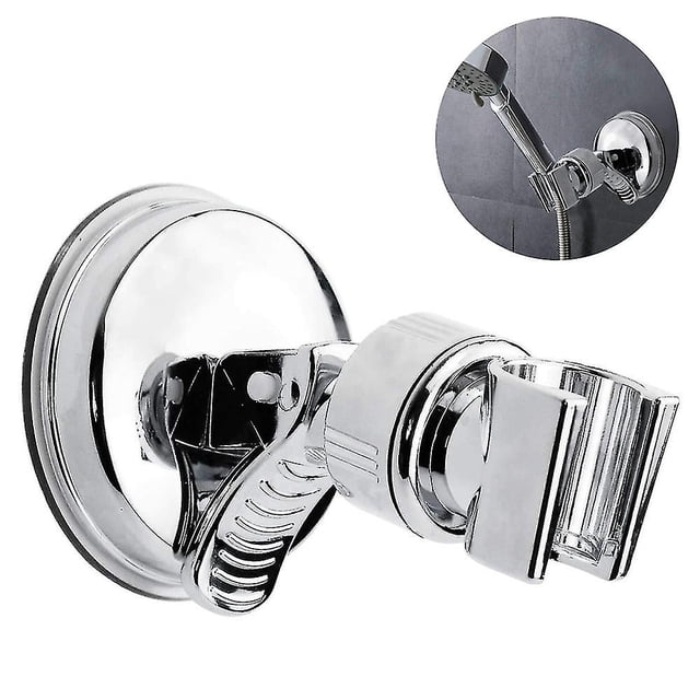 Soporte para cabezal de ducha ajustable, soporte para cabezal de ducha de mano con ventosa para baño, cabezal de ducha de mano extraíble y soporte de succión para montaje en pared