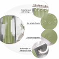 thumbnail image 3 of Sage Green Grey Bathroom Shower Curtains with 12 Hooks Polyester Waterproof Shower Curtain for Stalls and Bathtubs Modern Farmhouse Abstract Color Block Decorative Bathroom Curtain 54x78 Inches, 3 of 9