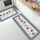 thumbnail image 1 of Juego de dos alfombras de cocina con temática del Día de la Independencia, con felpudos patrióticos antideslizantes con estampado de banderas rojas, blancas y azules para fregadero y cocina., 1 of 6