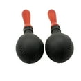 thumbnail image 2 of Percussion Maracas Pair of Shakers Rattles Sand Hammer Percussion Instrument with ABS Plastic Shells and Wooden Handles for Live Performance and Recording Sessions, 2 of 4