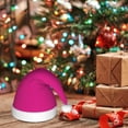 thumbnail image 6 of Balery Darkmagenta Pattern Santa Hat Christmas Hat Funny Christmas Hat Christmas Knitted Beanie Hat For Kids, 6 of 6