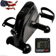 Indoor Bike, Mini Portable Pedal Exerciser Adjustable Knob Cycle Exercise Bike Indoor Fitness With Digital LCD Display