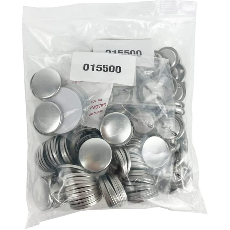 INTBUYING 100set 2.3in/58mm Round Badges Pin Back Button Metal for DIY  Craft 