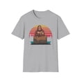 thumbnail image 2 of Bigfoot Drinking Coffee, Gildan Unisex Softstyle T-Shirt, Graphic Tee S-3XL, 2 of 5