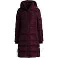 thumbnail image 3 of Chaqueta puffer maxi para mujer Reebok, larga e утепlada, color borgoña, talla L, 3 of 7