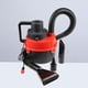 thumbnail image 5 of Aspiradora portátil de mano de 12 V para coche, de alta potencia, para uso en seco y húmedo, con linterna y succión potente (roja), 5 of 7