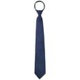 thumbnail image 1 of INSPIRE CHIC Cravate à Fermeture Éclair Ajustable pour Homme pour Tenue Décontractée Formelle Bleu Marine -6, 1 of 4