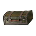 thumbnail image 5 of Segolike Treasure Chest Decorative Box Wooden Unique Home Decor Handheld Ornament Gift for Women Collection Desktop Keepsake Organizer Green, 5 of 8