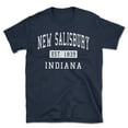 thumbnail image 1 of New Salisbury Indiana Classic Established Men's Cotton T-Shirt, 1 of 1
