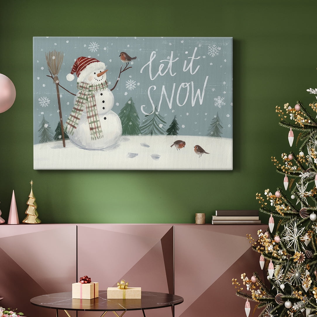 Jolly Snowman Collection A- Gallery Wrapped Canvas