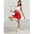 thumbnail image 4 of Ekouaer Tennis Skort for Women High Waisted Athletic Skirts Lightweight Golf Skort with Shorts Pocket Workout Pickleball Cheer Skirt, 4 of 7