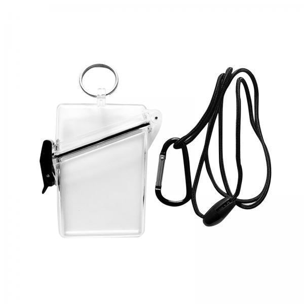 Estuche Transparente Vertical Para Tarjetas De Crédito, Llaves Y Navegación, Resistente Al Agua, 4 Unidades