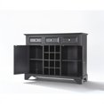 thumbnail image 4 of Crosley LaFayette 3 Drawer Wine Rack Buffet in Black, 4 of 6