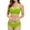 Green#2, variant on LEBONYARD Tankini Swimsuits for Women,Women Solid Color Blackless Strap Bikini Swimsuit Wine L