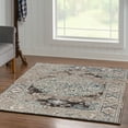 thumbnail image 2 of Linon Home Decor Vintage Area Rug or Runner Collection, Gray and Blue, 5' x 7.6', 2 of 4