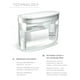 thumbnail image 2 of Dispensador de filtro de agua LifeStraw Home, 18 tazas, color azul medianoche, 2 of 8