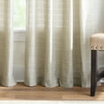 thumbnail image 3 of Martha Stewart Ava Curtain Panel Pair, Sage, Back Tab, Light Filtering, Indoor, Adult, Set of 2, 50" x 84", 3 of 6