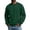 *Army Green, variant on VBVC Men's Crewneck Sweatshirt with 3 Pockets , Lightweight Long Sleeve Pullover Top For Men, S-2XL