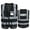Black-Parking, variant on A-SAFETY Reflective Security Safety Vests Heavy Duty with 7 Pockets and Front Zipper